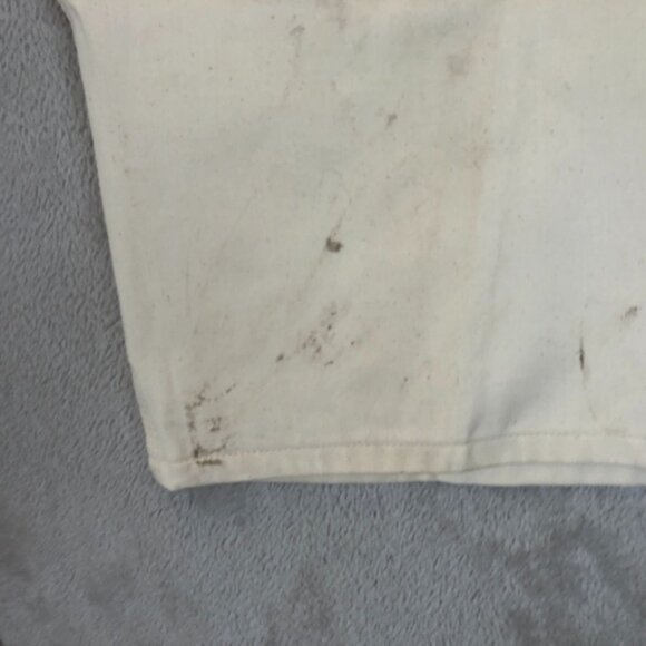 Dickies Mens Painter Shorts Size 38 White Canvas Utility Workwear Chino - Picture 9 of 12